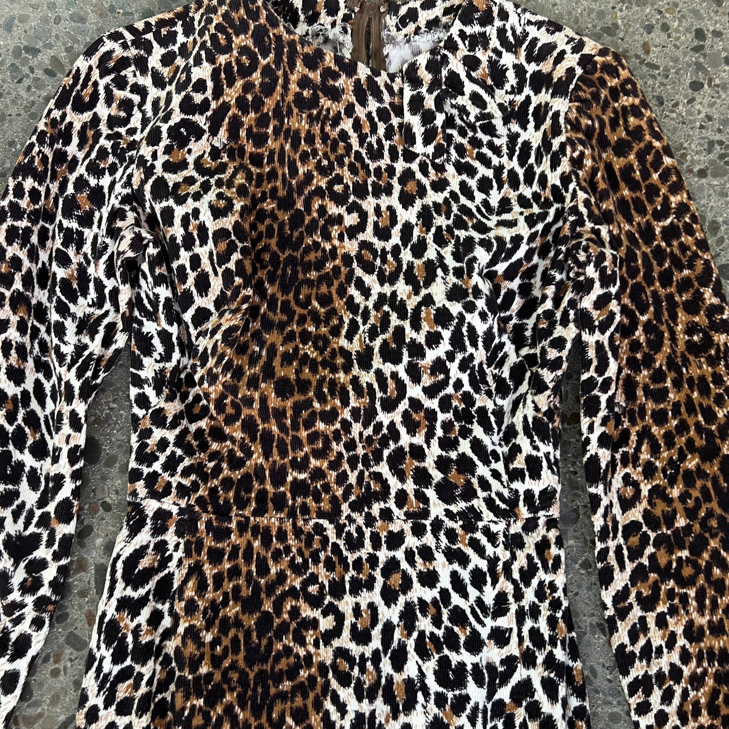 Vintage Leopard Print Dress