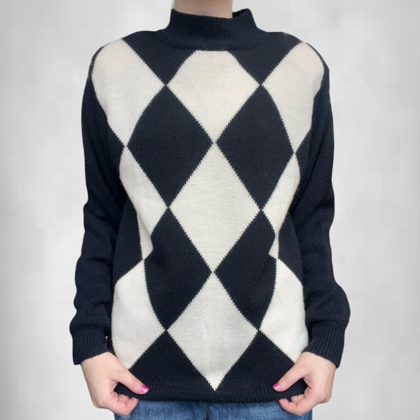 Vintage Westbound Checkered Sweater