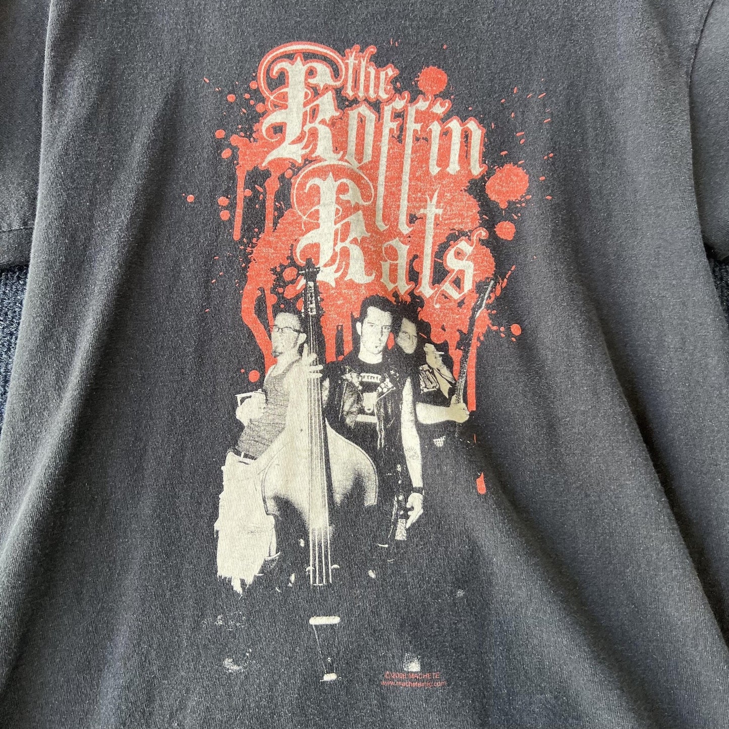Y2K The Koffin Kats Psychobilly Punk Tee