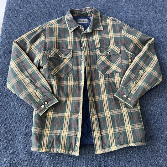 Vintage 90s Workwear Insulated Flannel