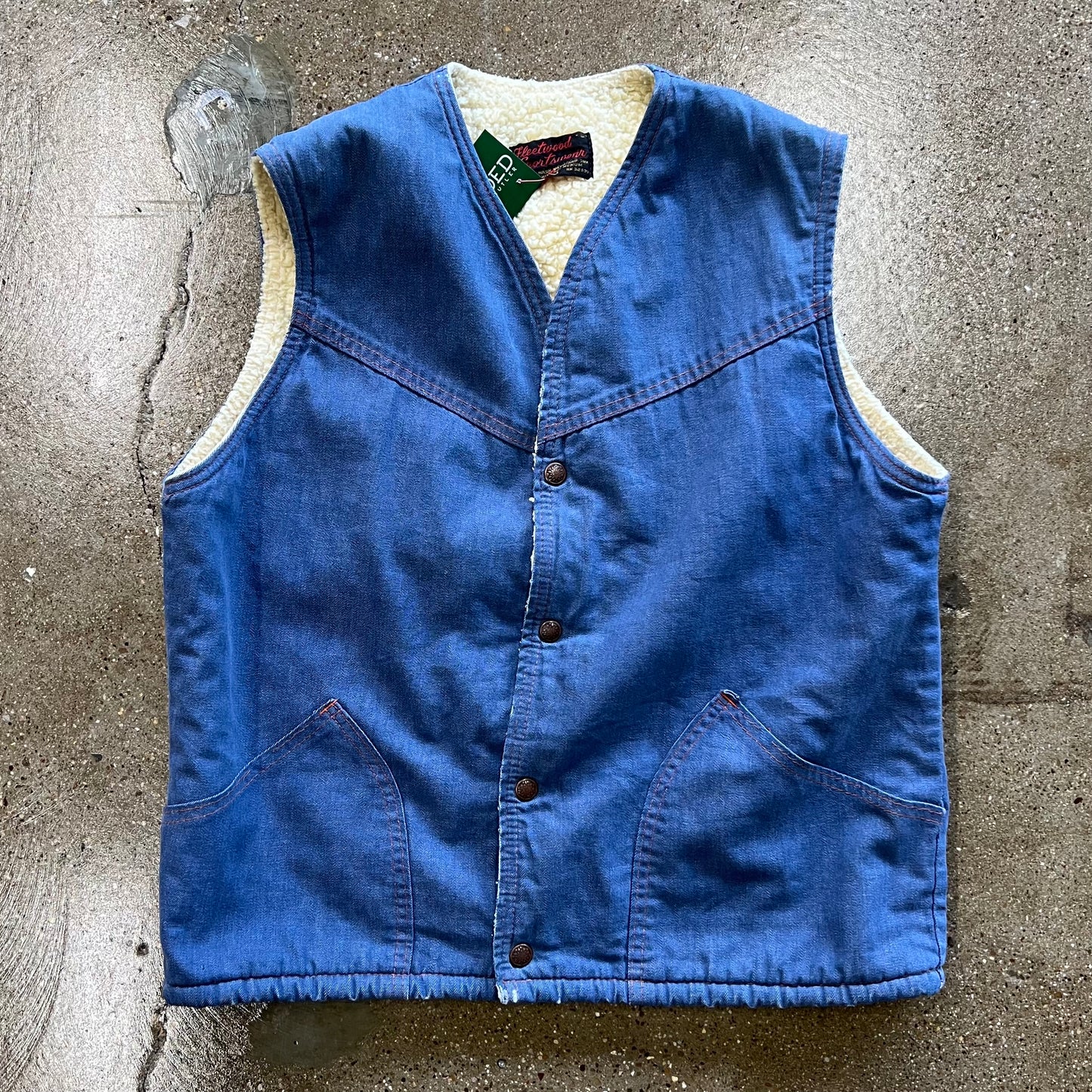 Vintage Fleetwood Sportswear Vest