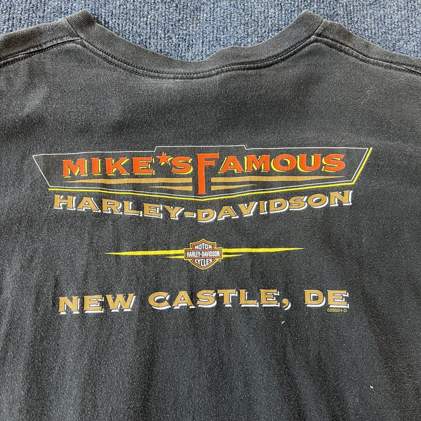 Vintage 2002 Harley Davidson Dragon Flame Tee
