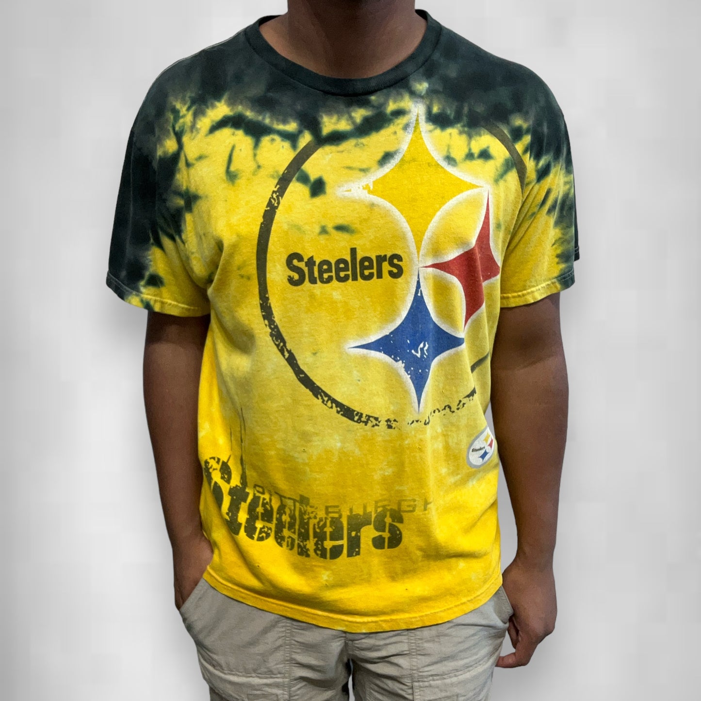 Y2K NFL Steelers Ombré Tye Style Tshirt