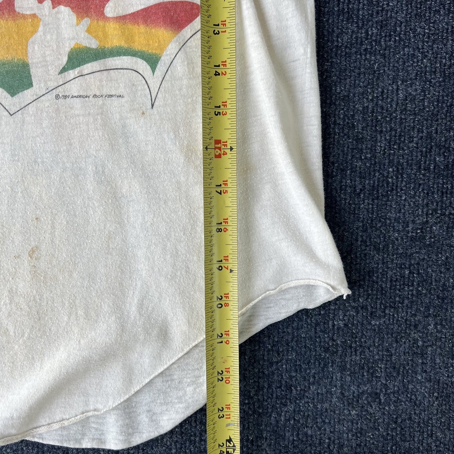 Vintage 1984 American Rock Festival Tour Tee