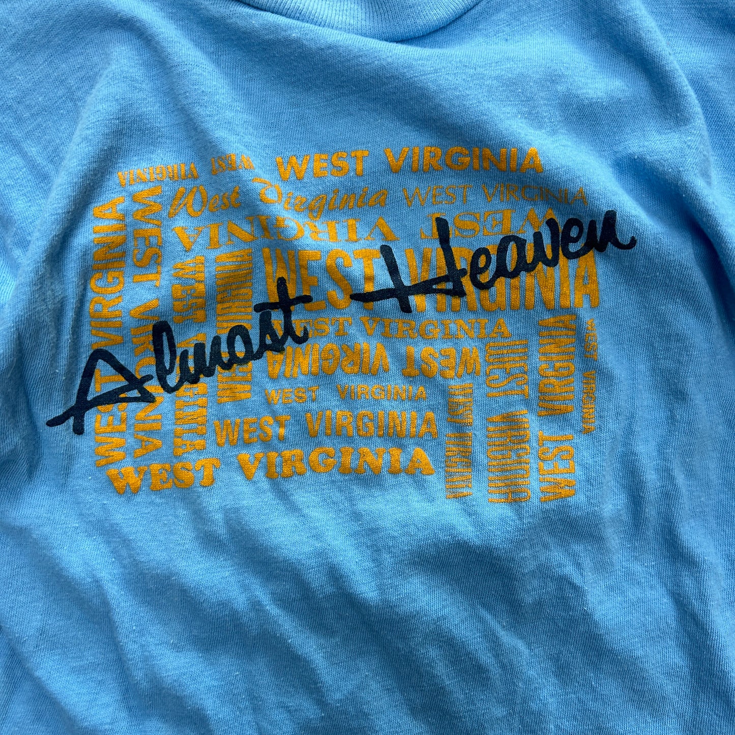 Vintage Almost Heaven West Virginia Tee