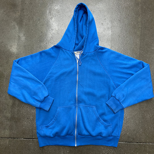 Vintage Action Waffle Knit Zip Up
