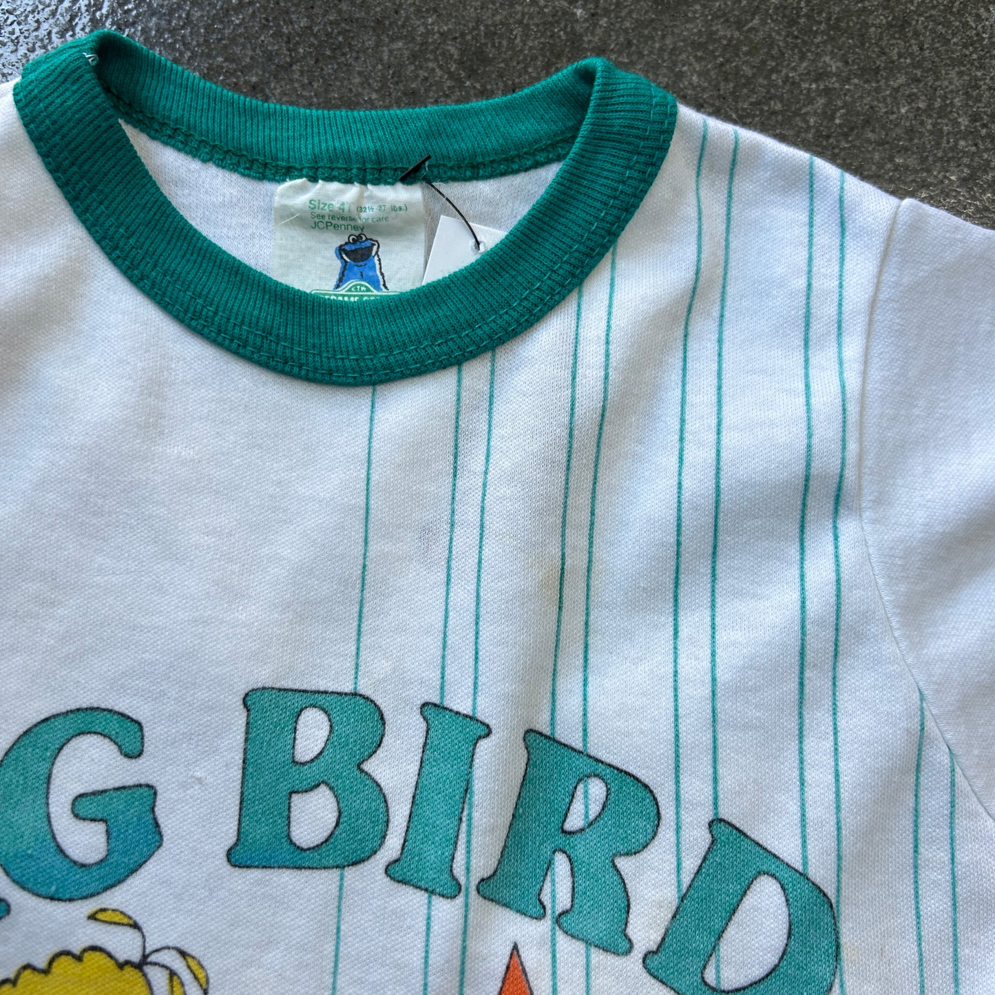 Vintage Big Bird Baby Baseball Tee