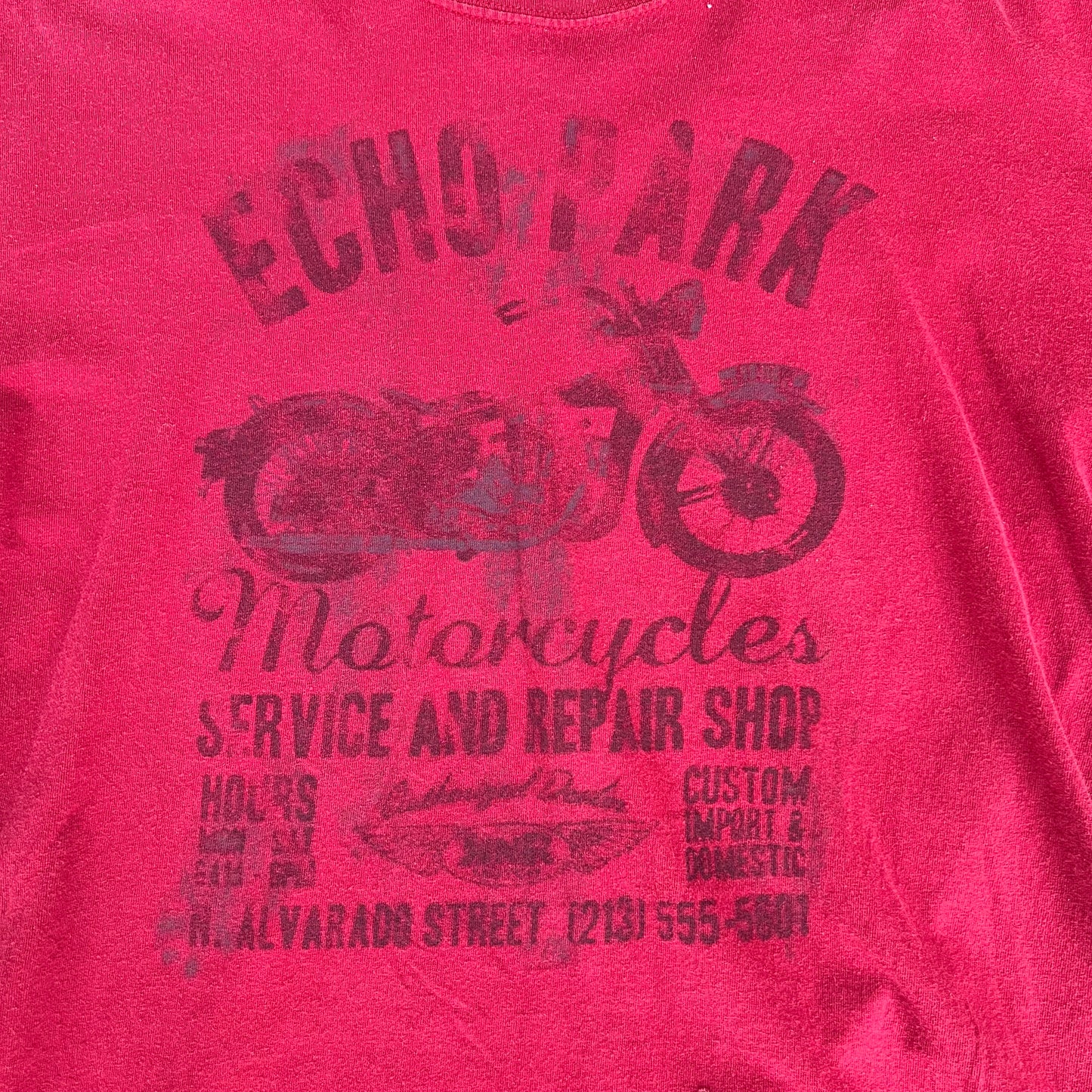 Vintage Echo Park Motorcycles Tee