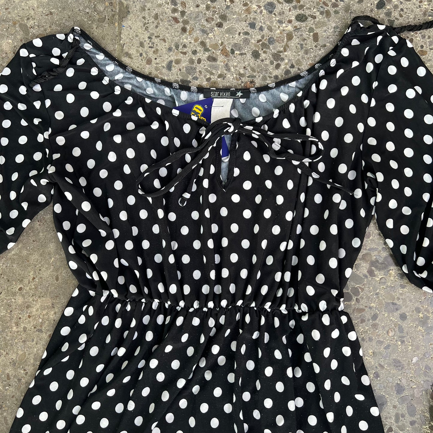 Vintage Star Vixen Polka Dot Dress