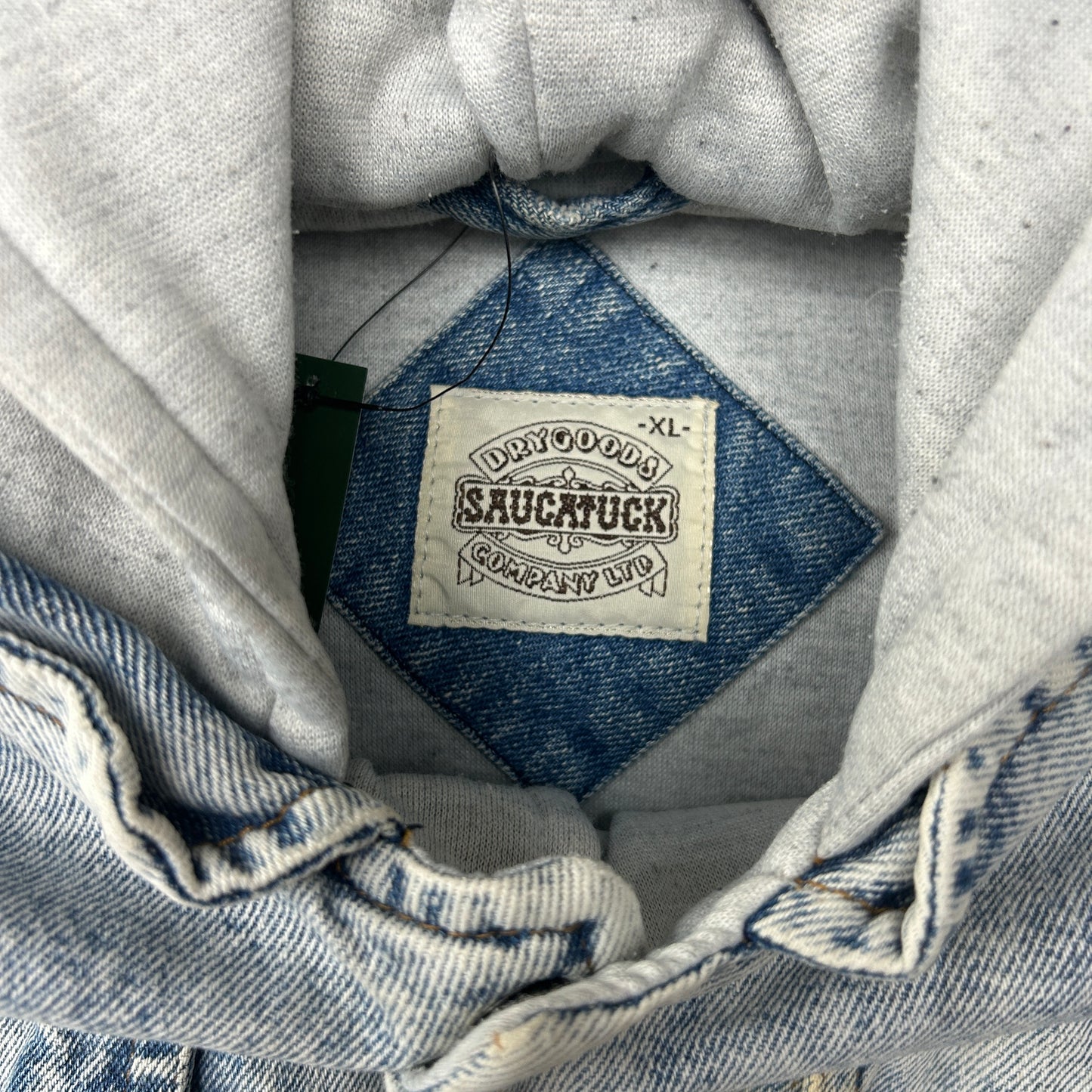 Vintage Saucatuck Hooded Jean Jacket