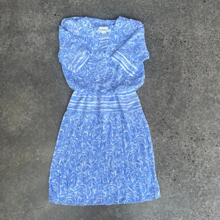 Vintage Blue Perceptions Dress