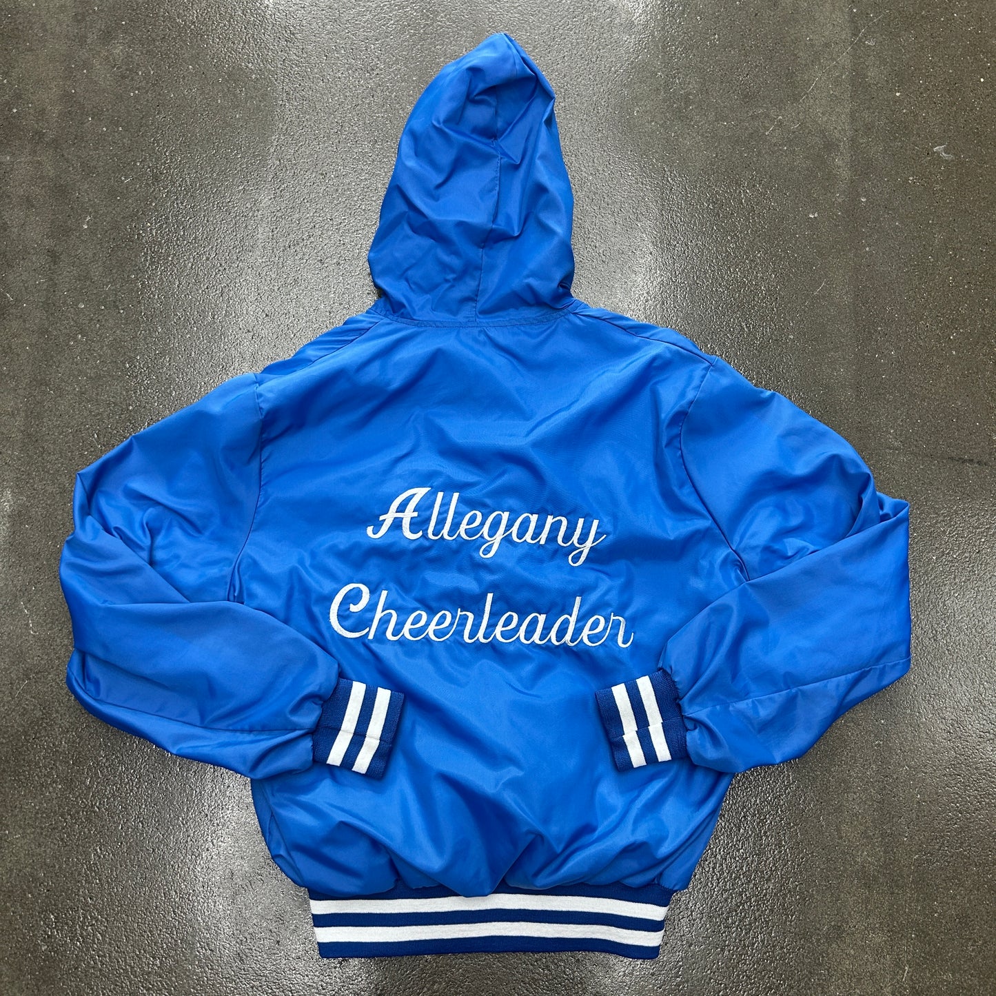 Vintage Allegheny Cheerleader Varsity Jacket