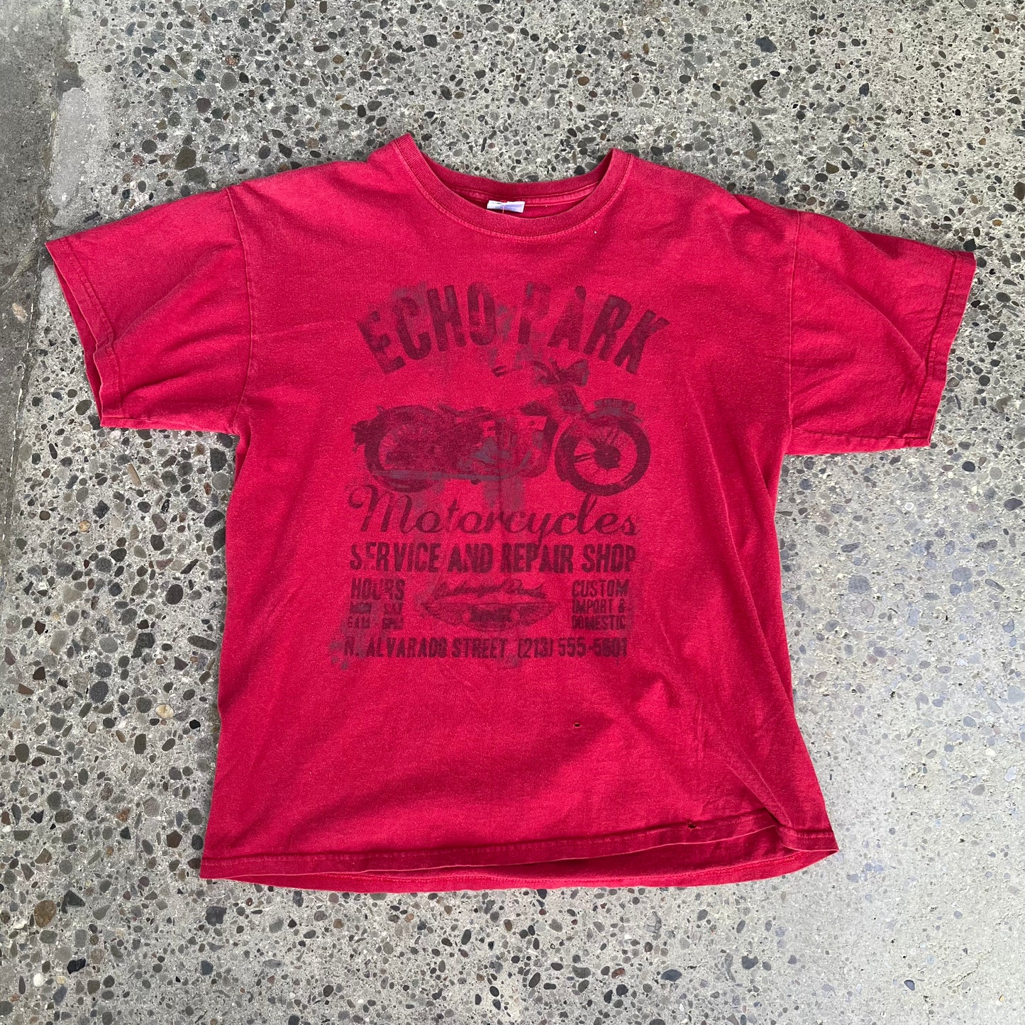 Vintage Echo Park Motorcycles Tee