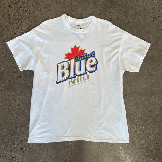 Vintage Labatt Blue Butler Blue Sox Baseball Tee