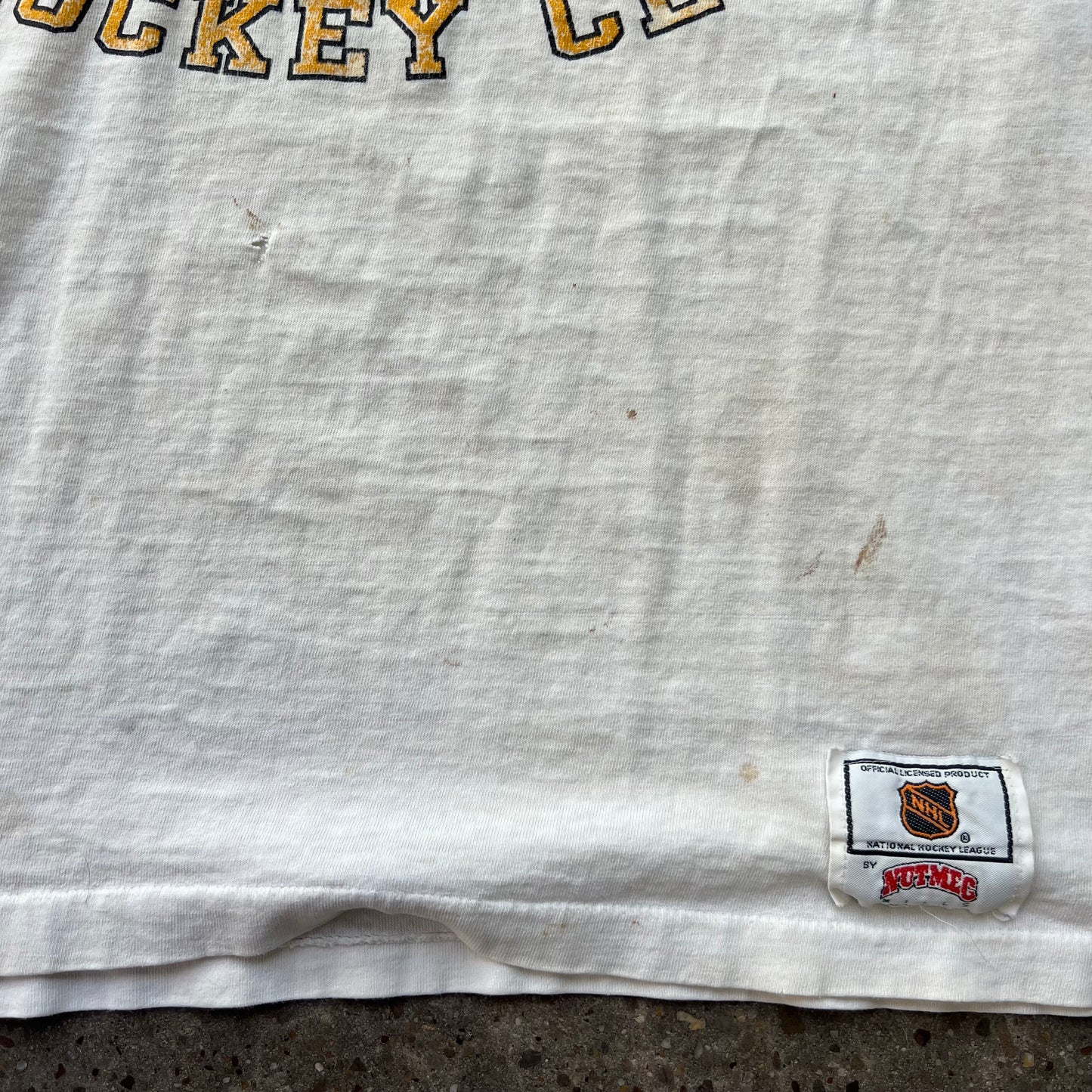 Vintage 1988 Nutmeg Penguins Hockey Club Tee