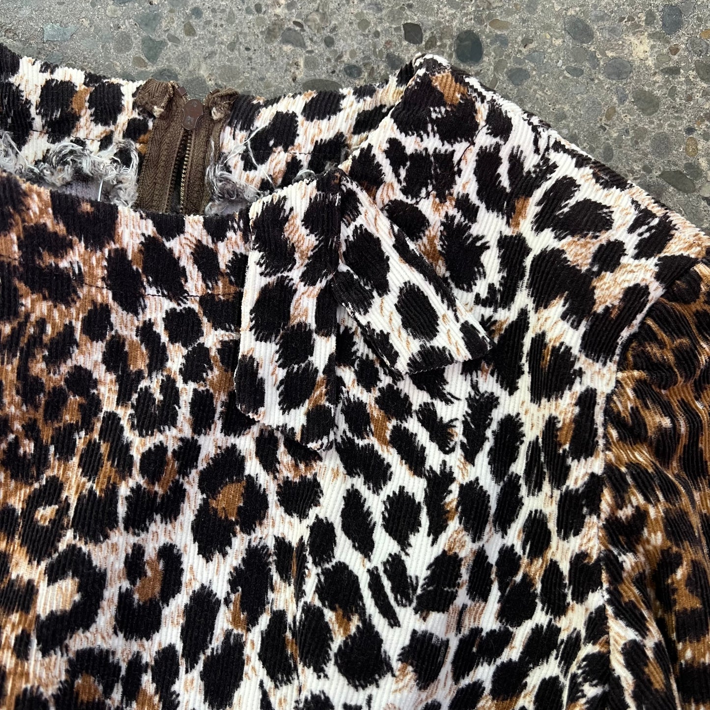 Vintage Leopard Print Dress