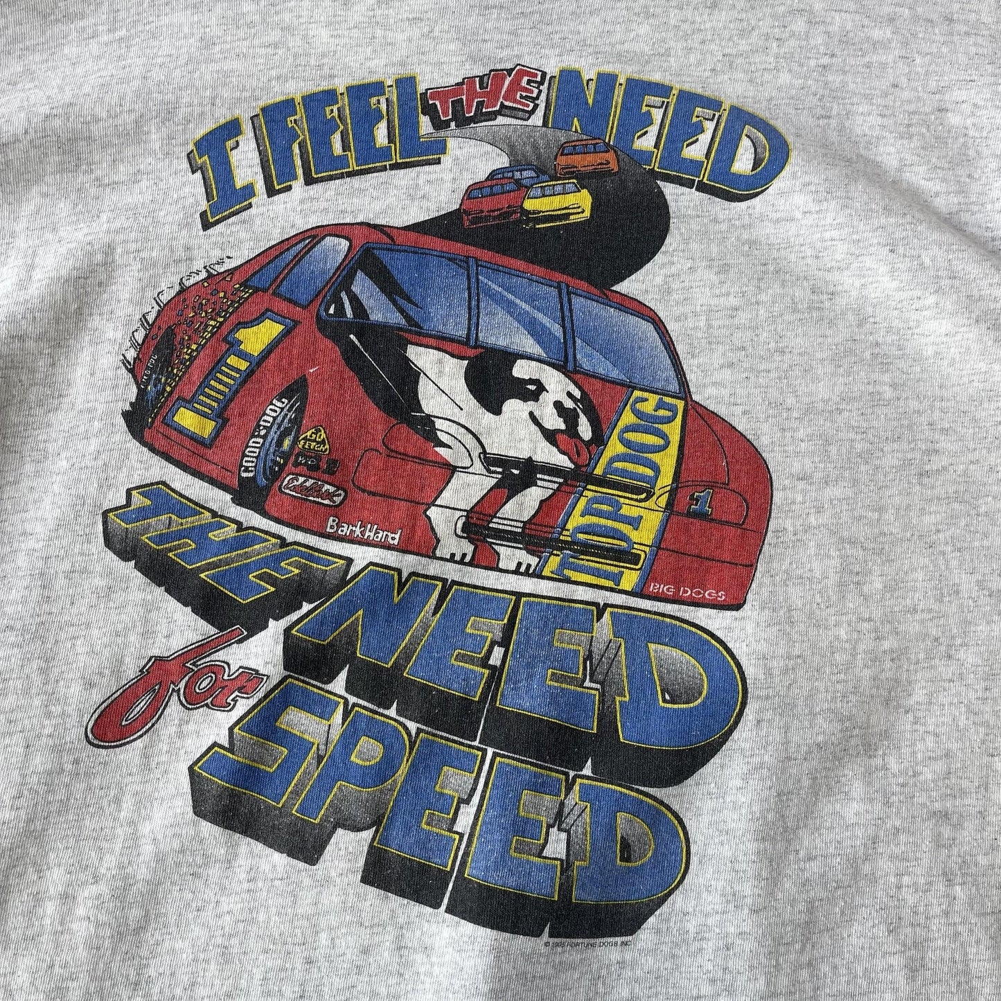 Vintage Big Dogs Speed Racing Tee