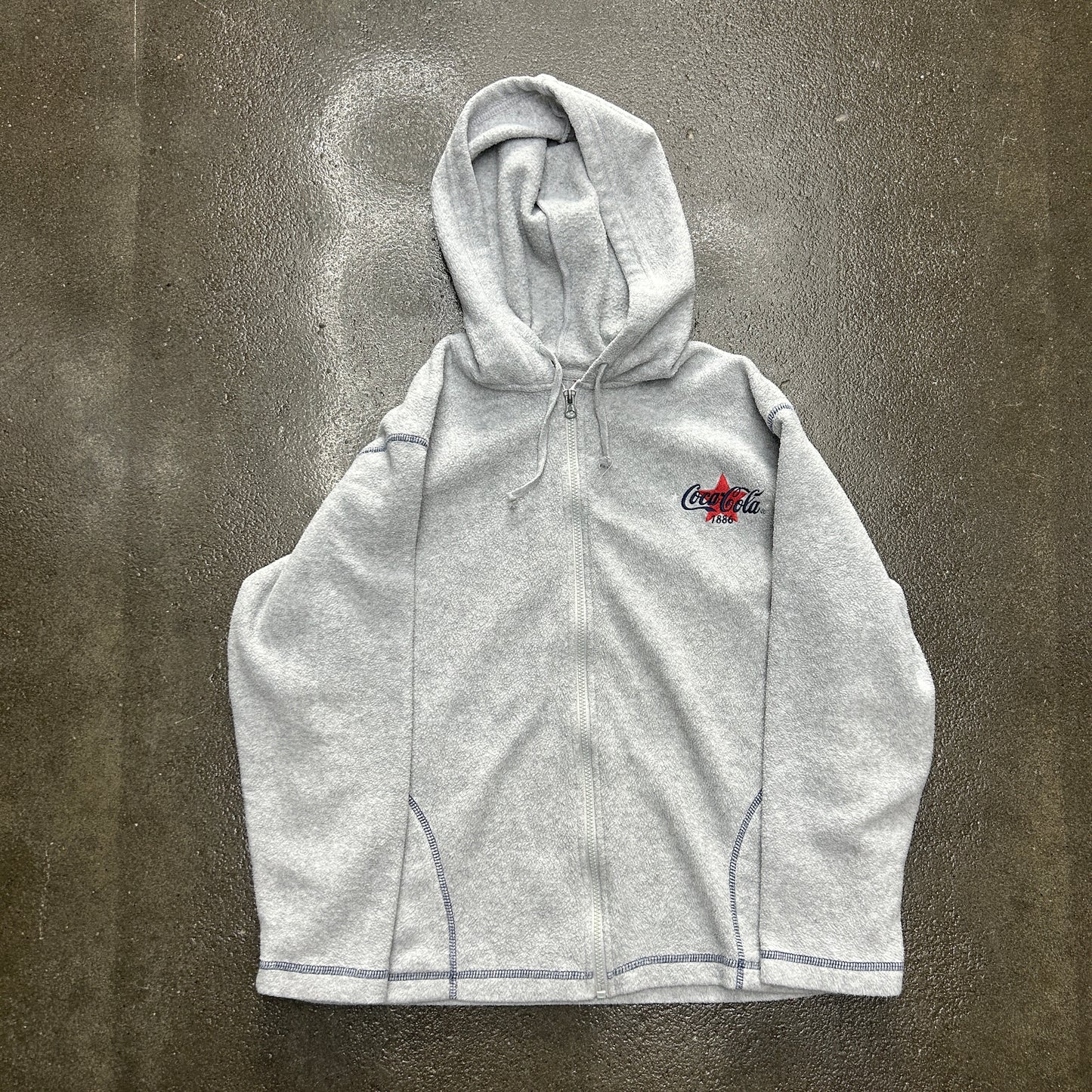 Vintage Coca Cola Zip Up Hoodie