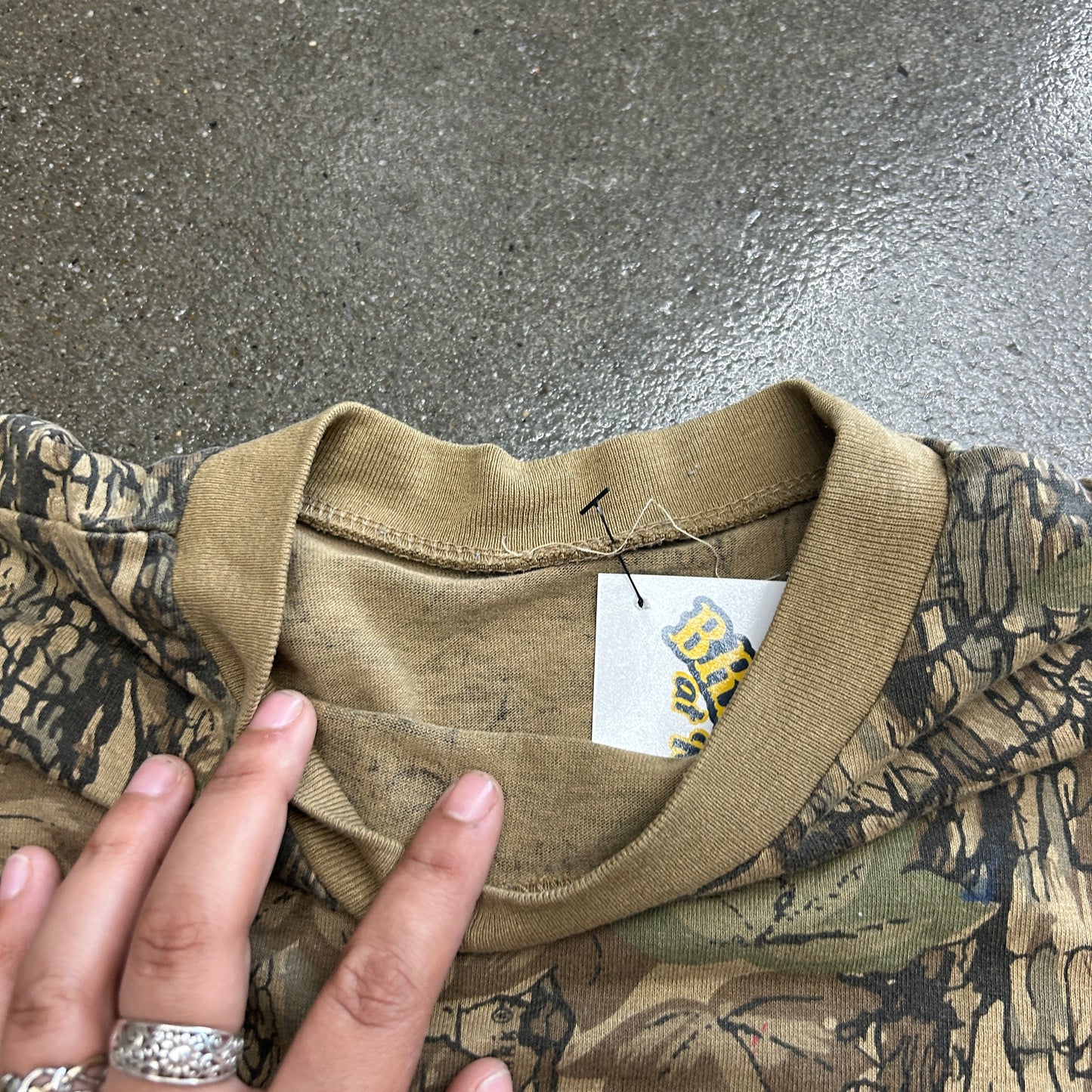 Vintage Trebark Camo Baby Tee