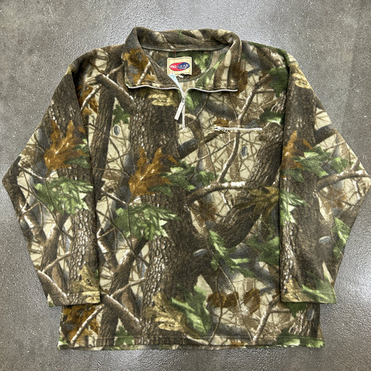 Vintage Pro Gear Camo Fleece Quarter Zip