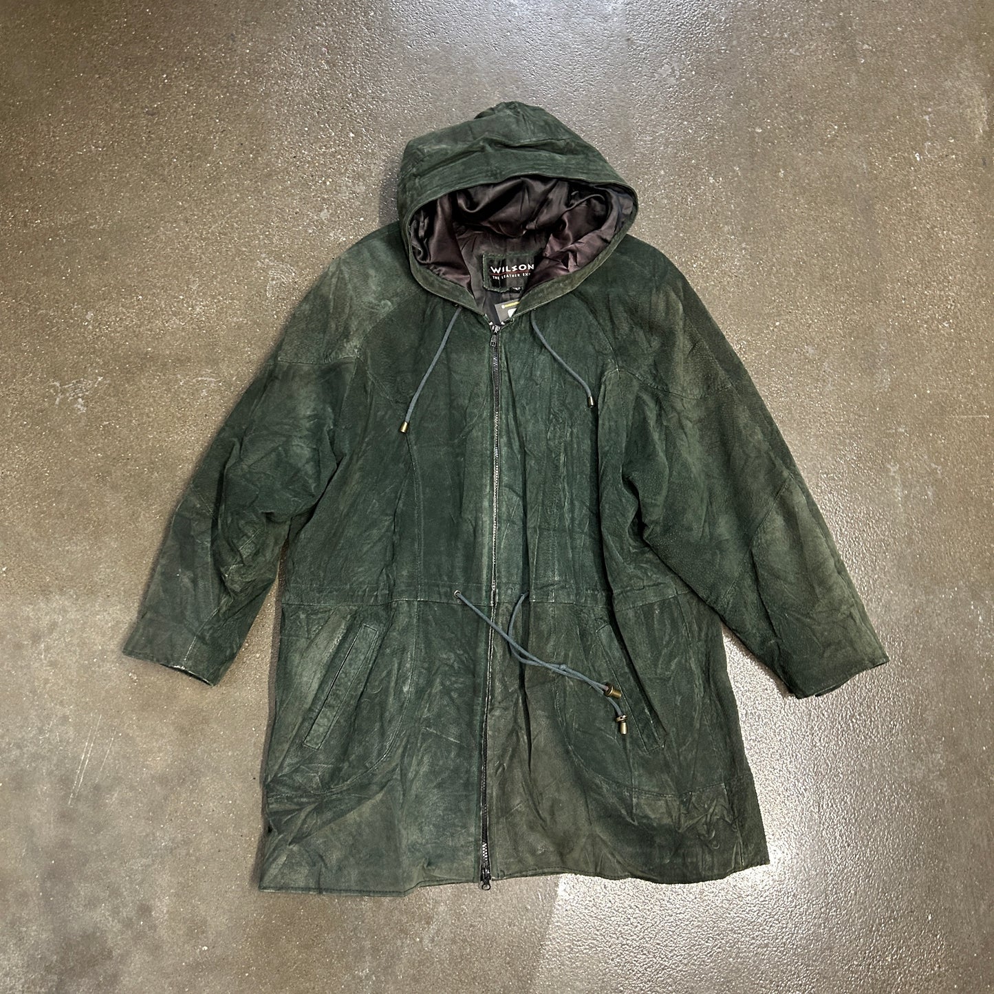 Vintage Suede Wilson’s Leather Trench Coat