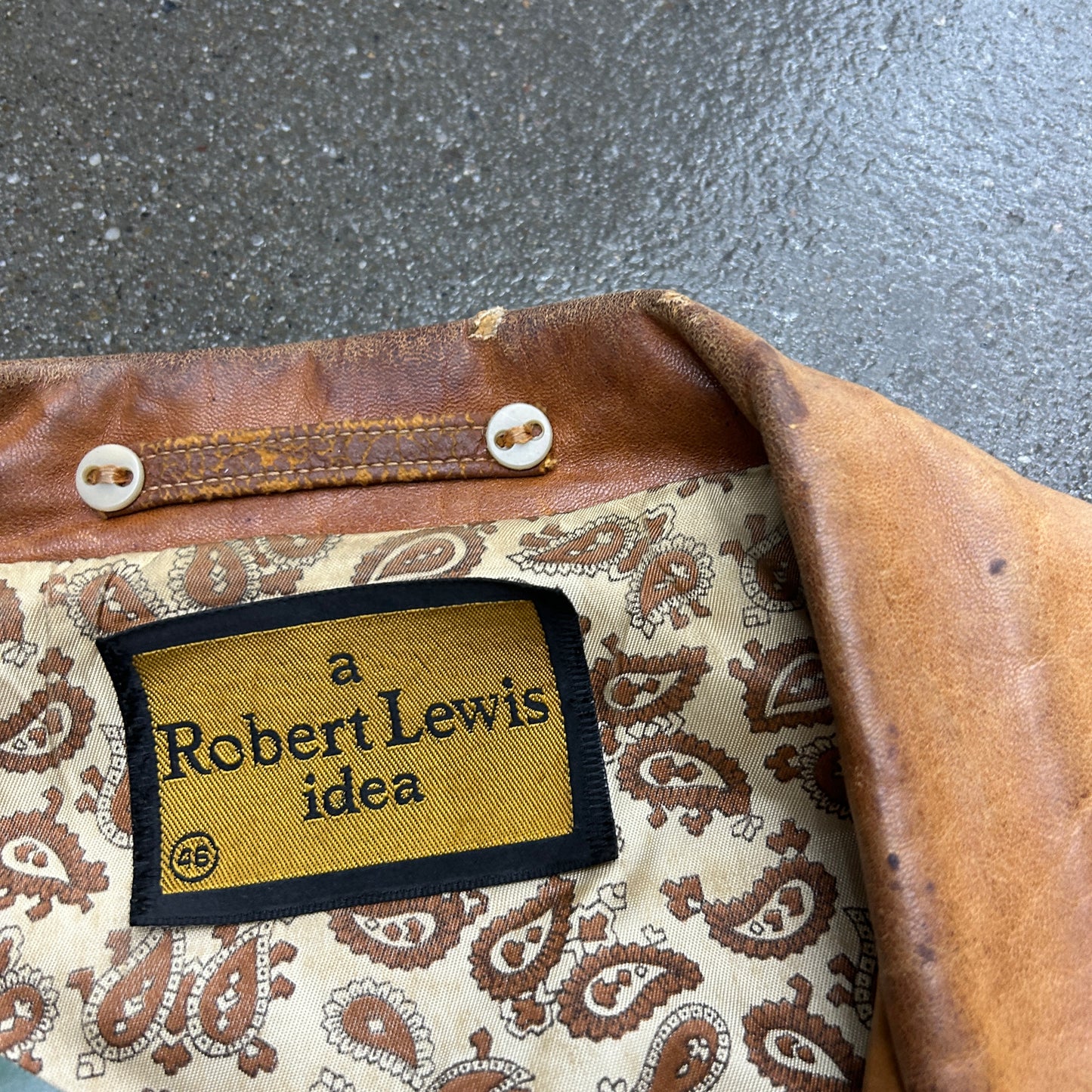 Vintage Robert Lewis Leather Jacket