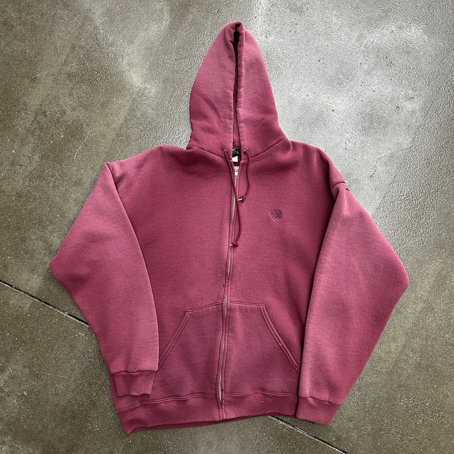 Vintage USA Olympics Full Zip Hoodie