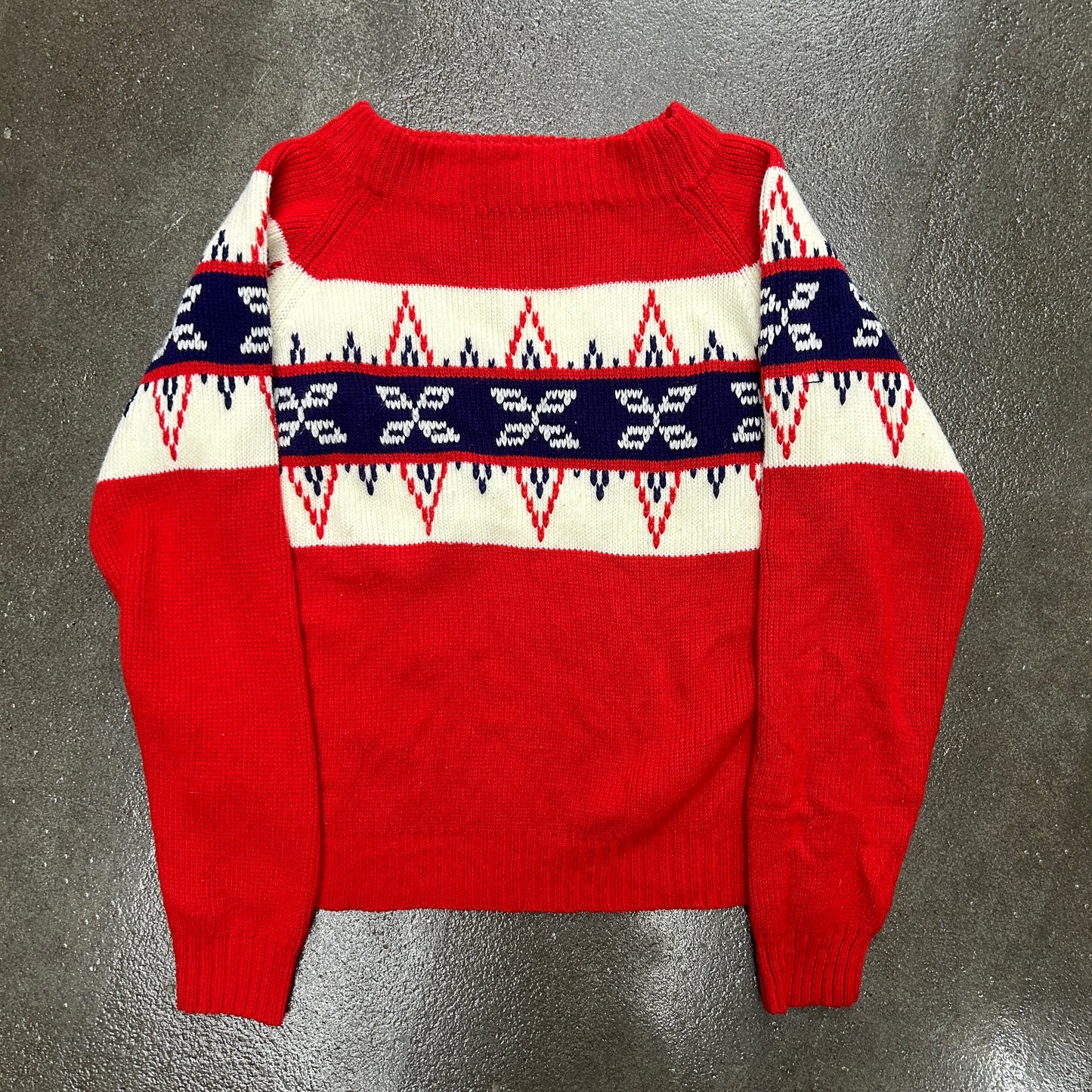 Vintage Montgomery Ward Patterned Sweater