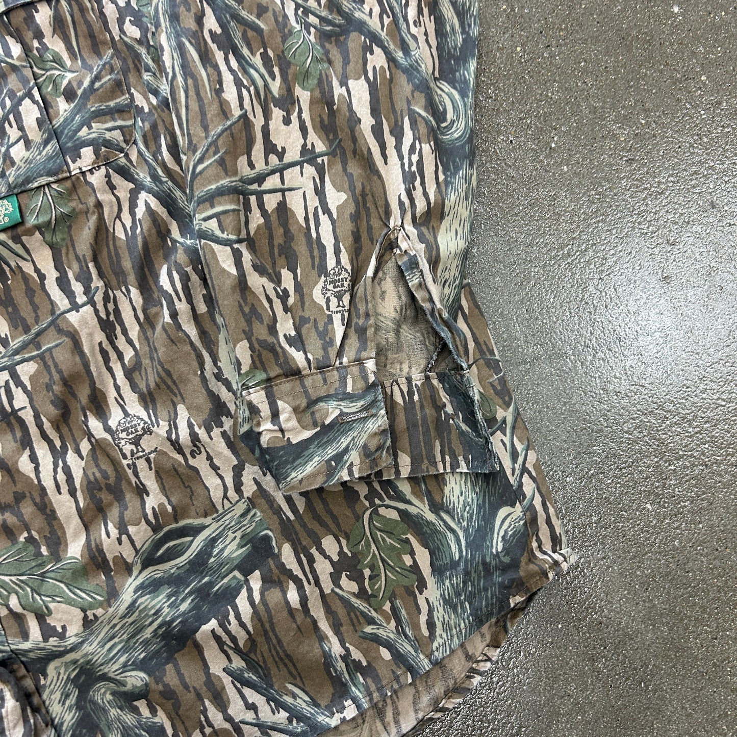 Vintage Mossy Oak Camo Flannel