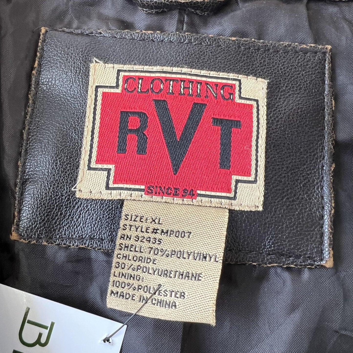 RVT Faux Leather Jacket