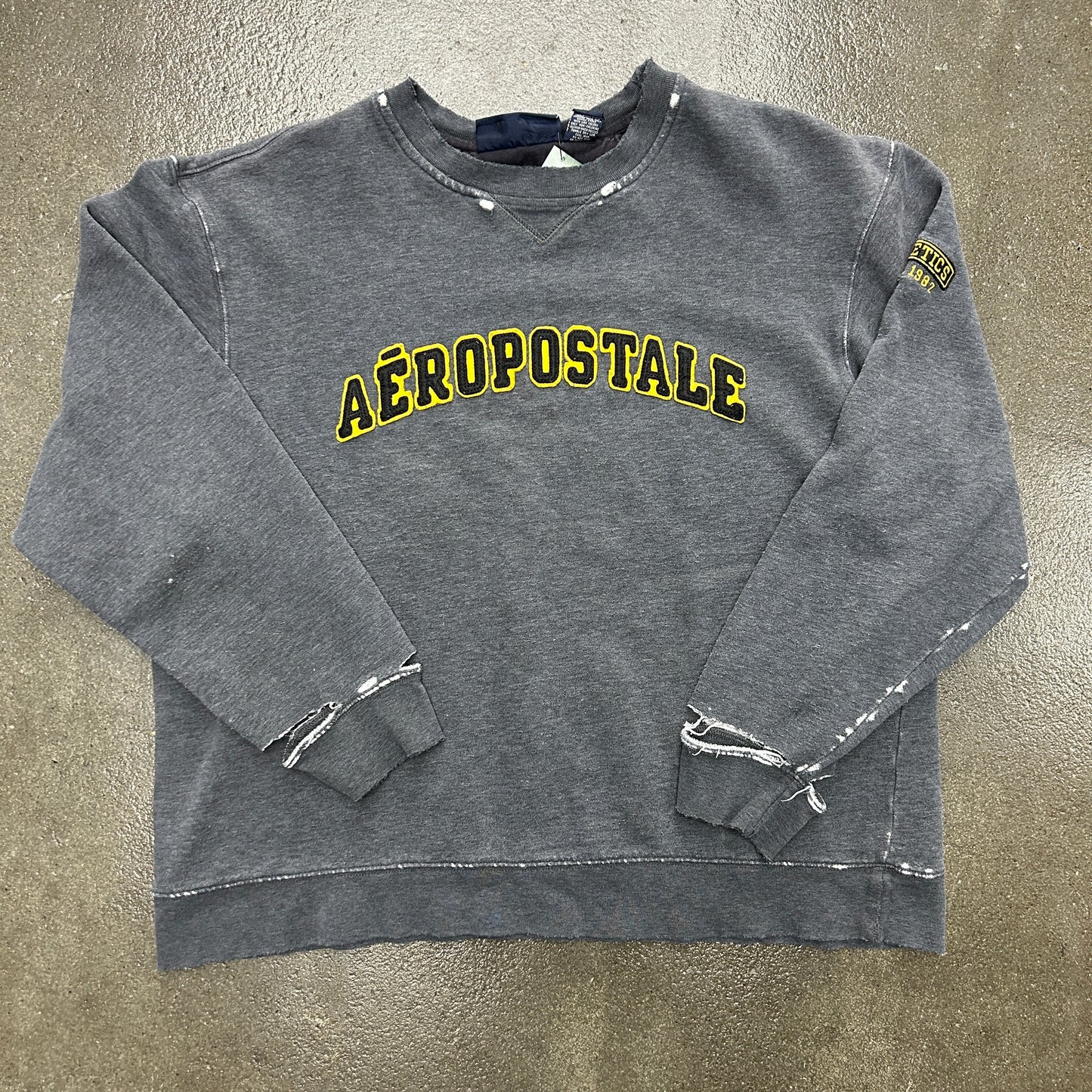 Aeropostale Y2K Distressed Crewneck