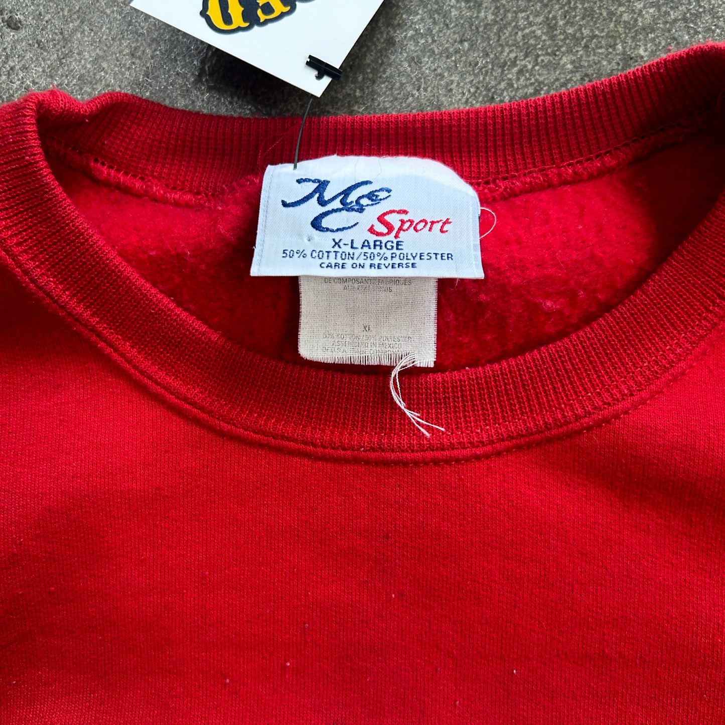 Vintage Sport American Flag Crewneck