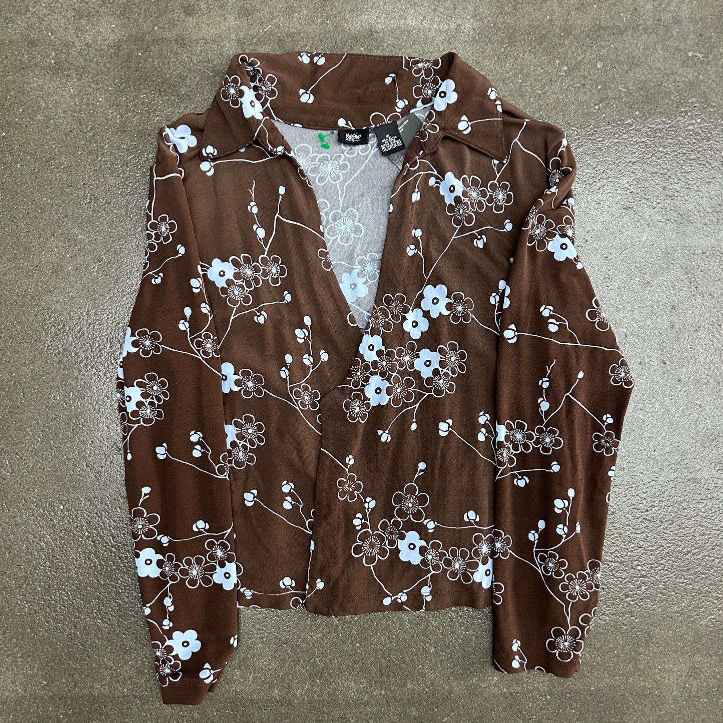 Missimo Floral Printed Y2K Cardigan