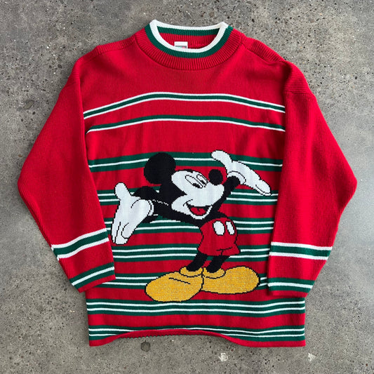 Vintage Mickey Mouse Christmas Sweater