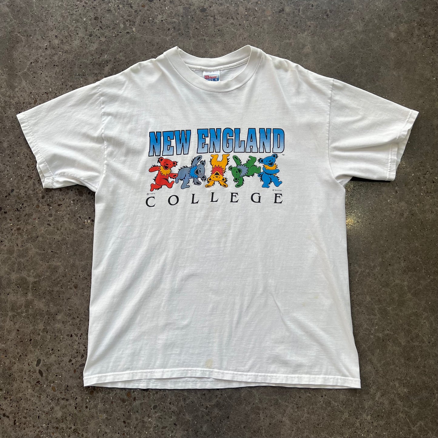 Vintage Grims New England College Tee