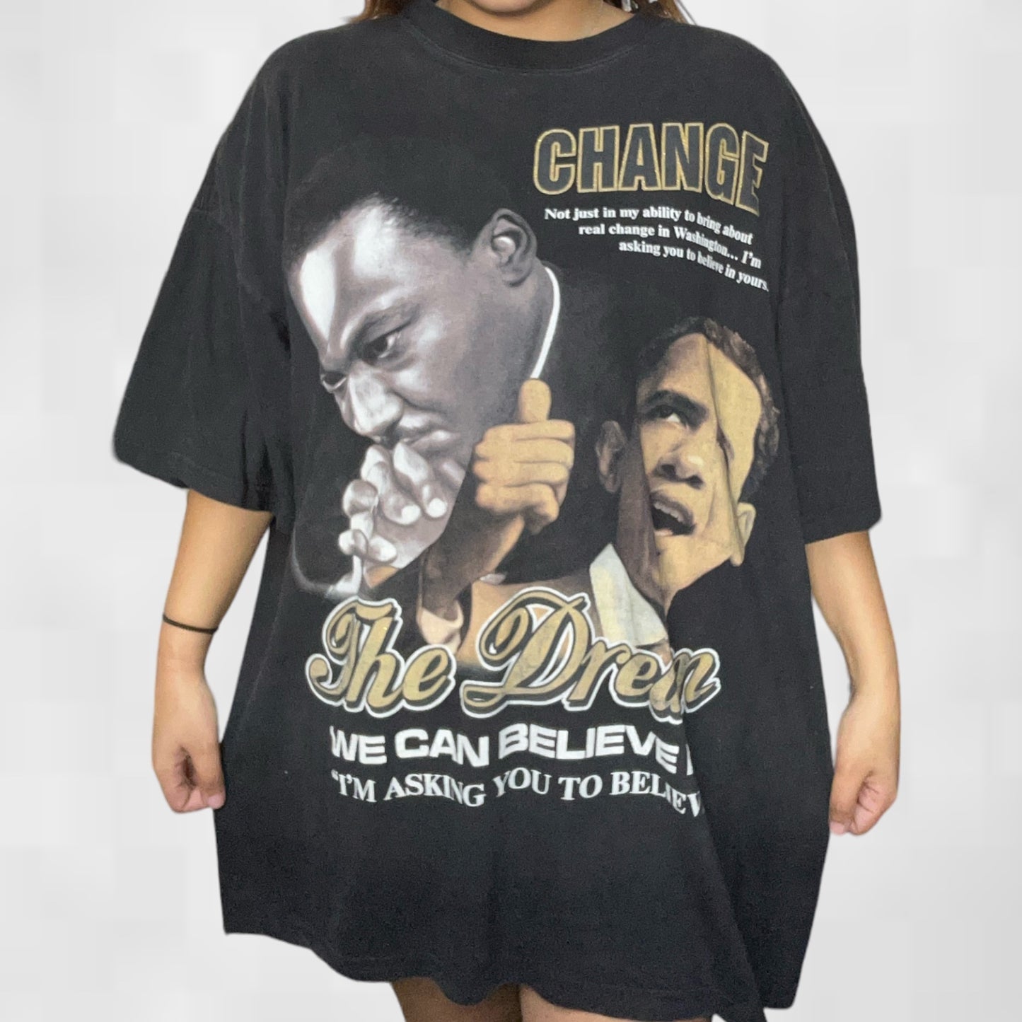 Vintage Obama MLK Tshirt