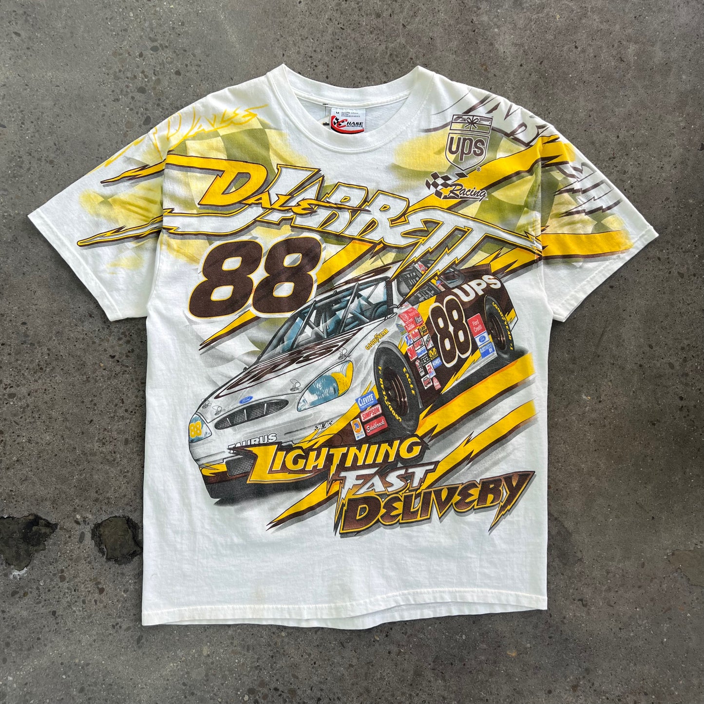 Vintage Dale Jarrett UPS Nascar Tee