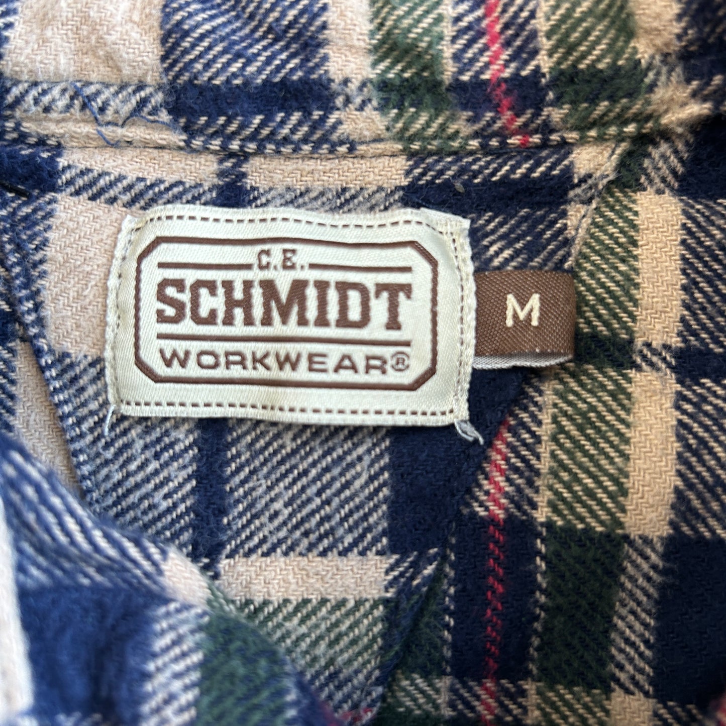 Vintage Schmidt Workwear Button Up Flannel