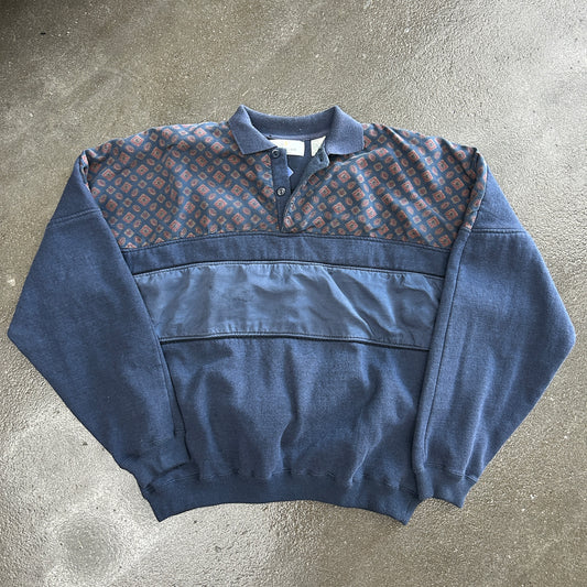 Vintage Bill Blass Color Block Sweatshirt
