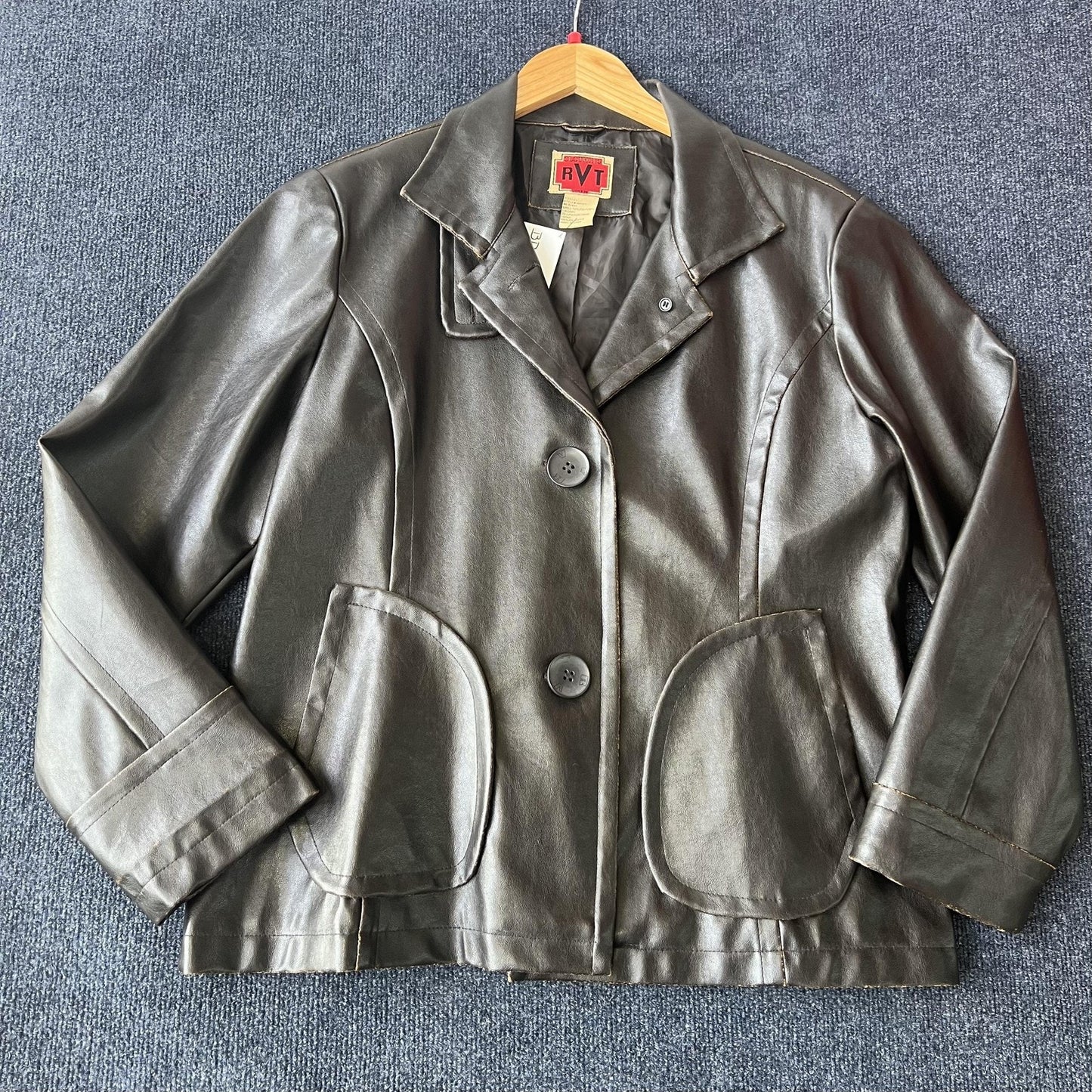 RVT Faux Leather Jacket