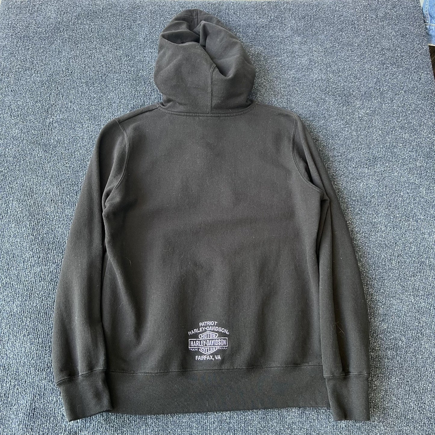 Y2K Harley Davidson Embroidered Fairfax VA Hoodie
