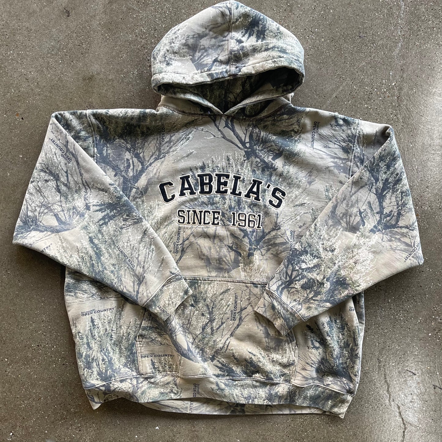 Vintage Cabela’s Camo Hoodie