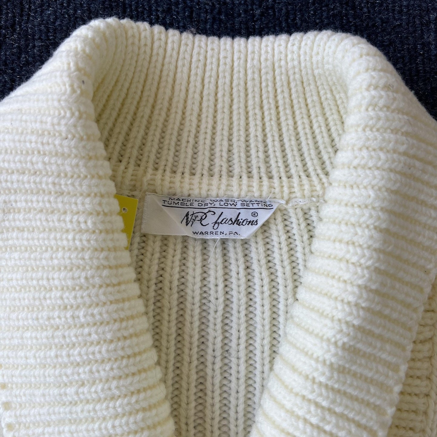 Vintage 70s Shawl Collar Cardigan