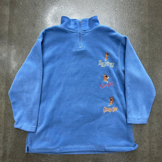 Vintage Scooby Doo Fleece Quarter Zip