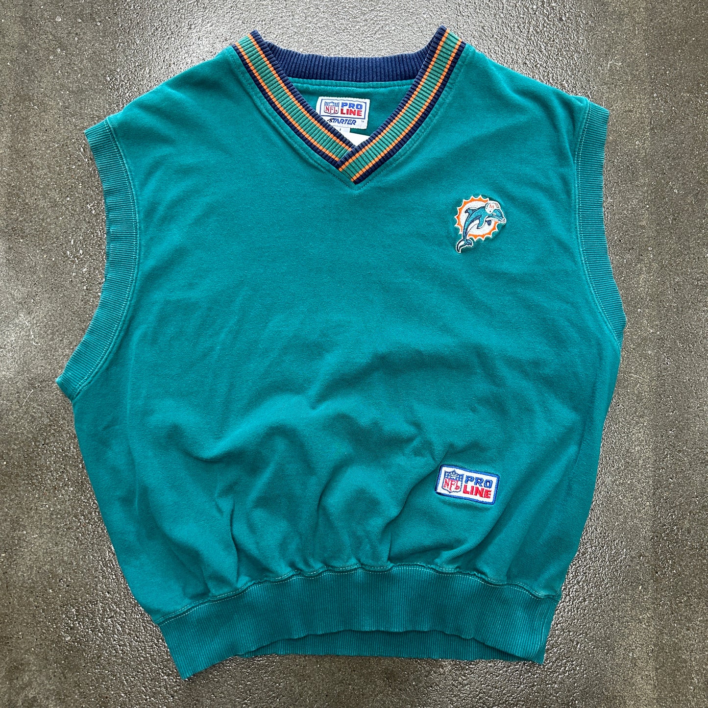 Vintage Miami Dolphins Pro Line Vest