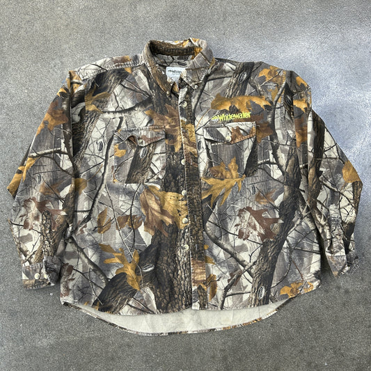 Vintage Whitewater Camo Flannel Button Up