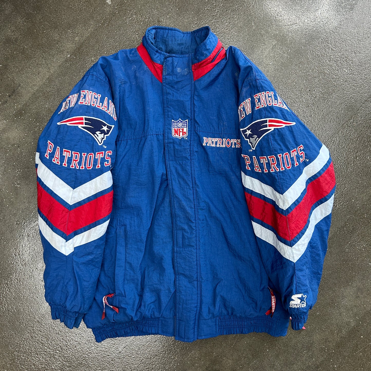 Vintage Starter New England Patriots Puffer Coat