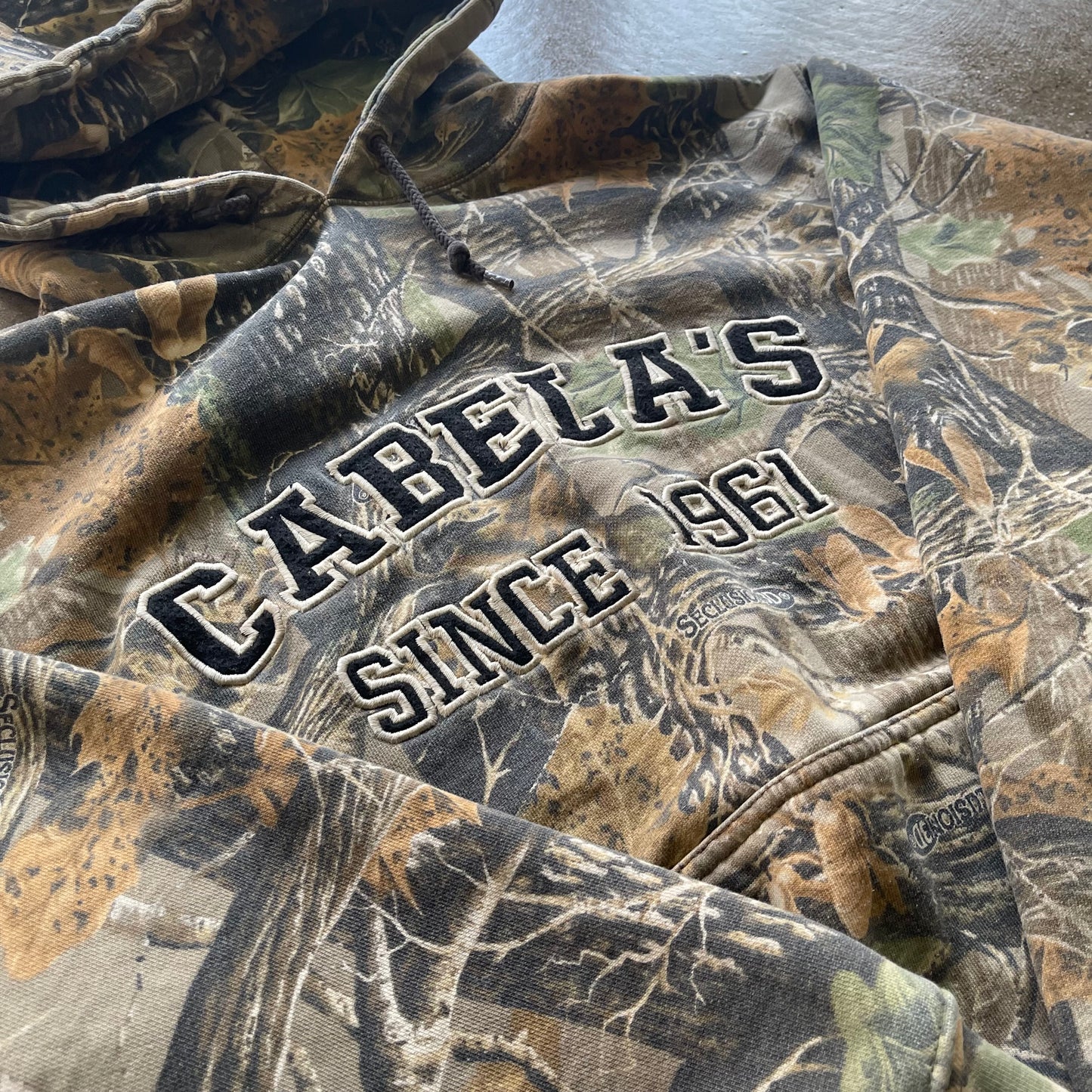 Vintage Cabela’s Camo Hoodie