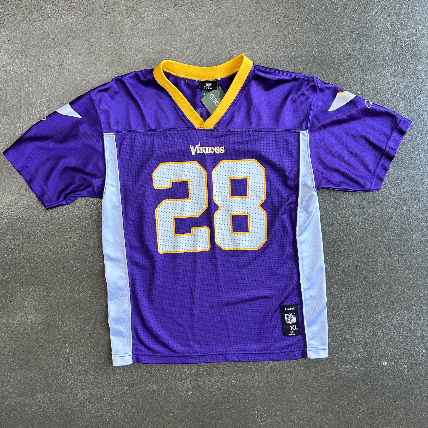 Reebok Y2K Minnesota Vikings Peterson Jersey