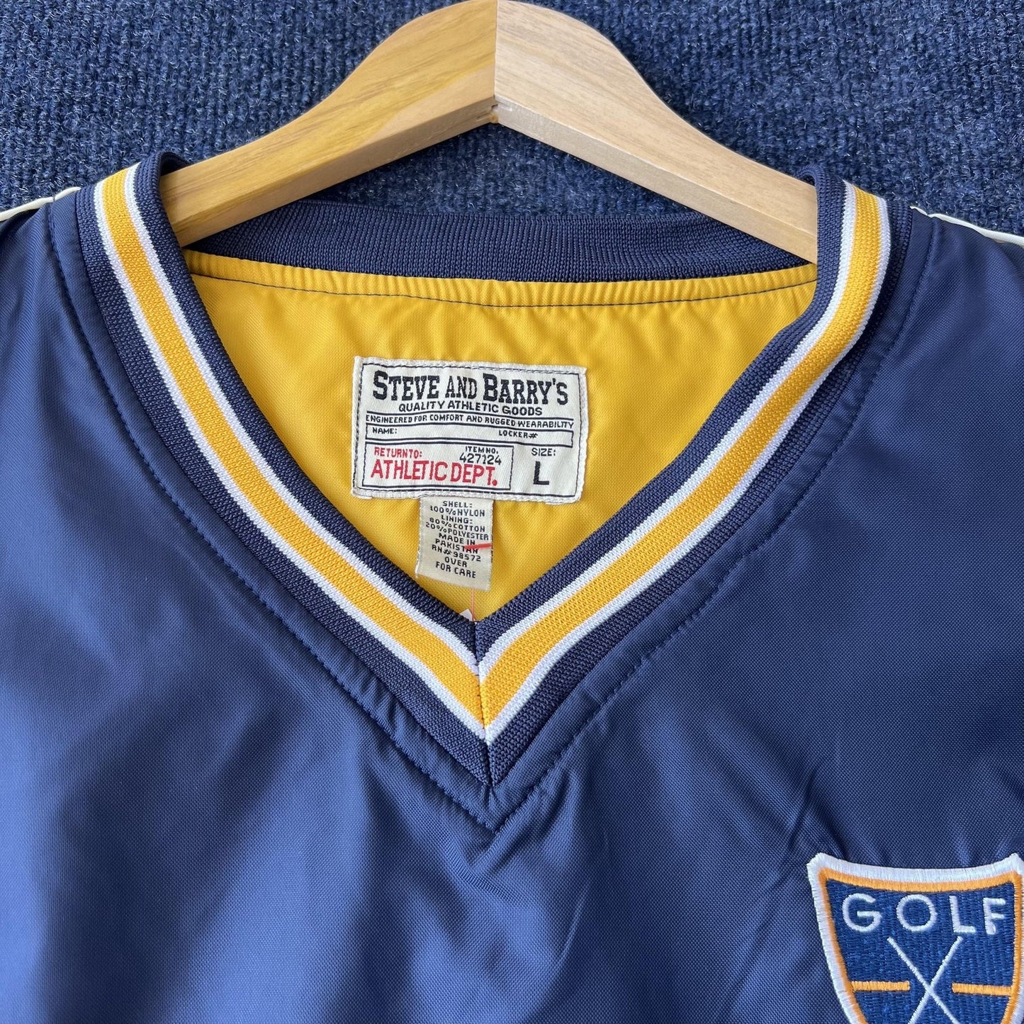 Vintage Y2K Steve And Barry's Golf Windbreaker Pullover